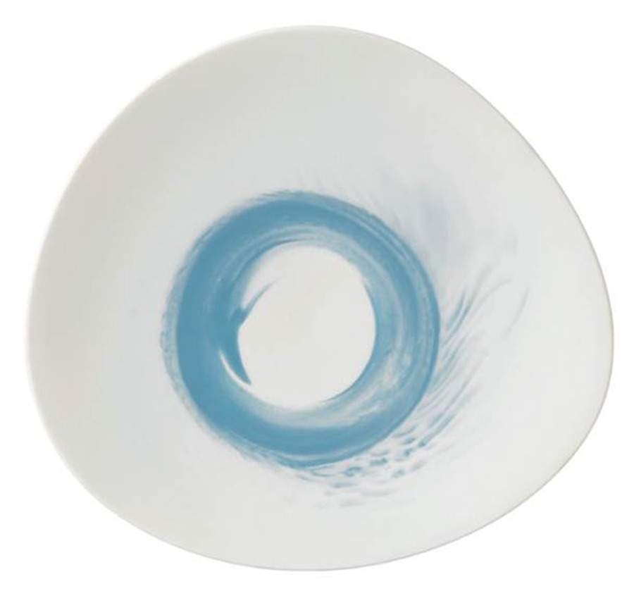 Blue Pebble 13" Shallow Round Bowl by Wedgwood-1