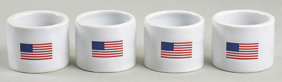 American Flag Napkin Ring - Set of 4 by Williams-Sonoma-1