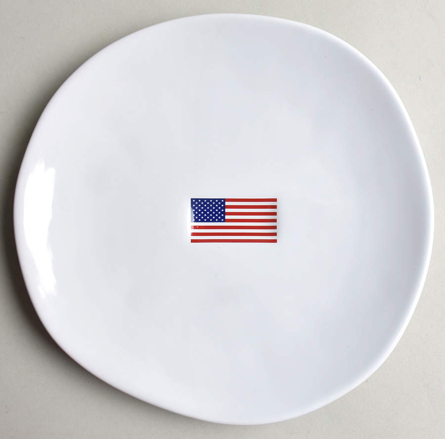 American Flag Salad Plate by Williams-Sonoma-1