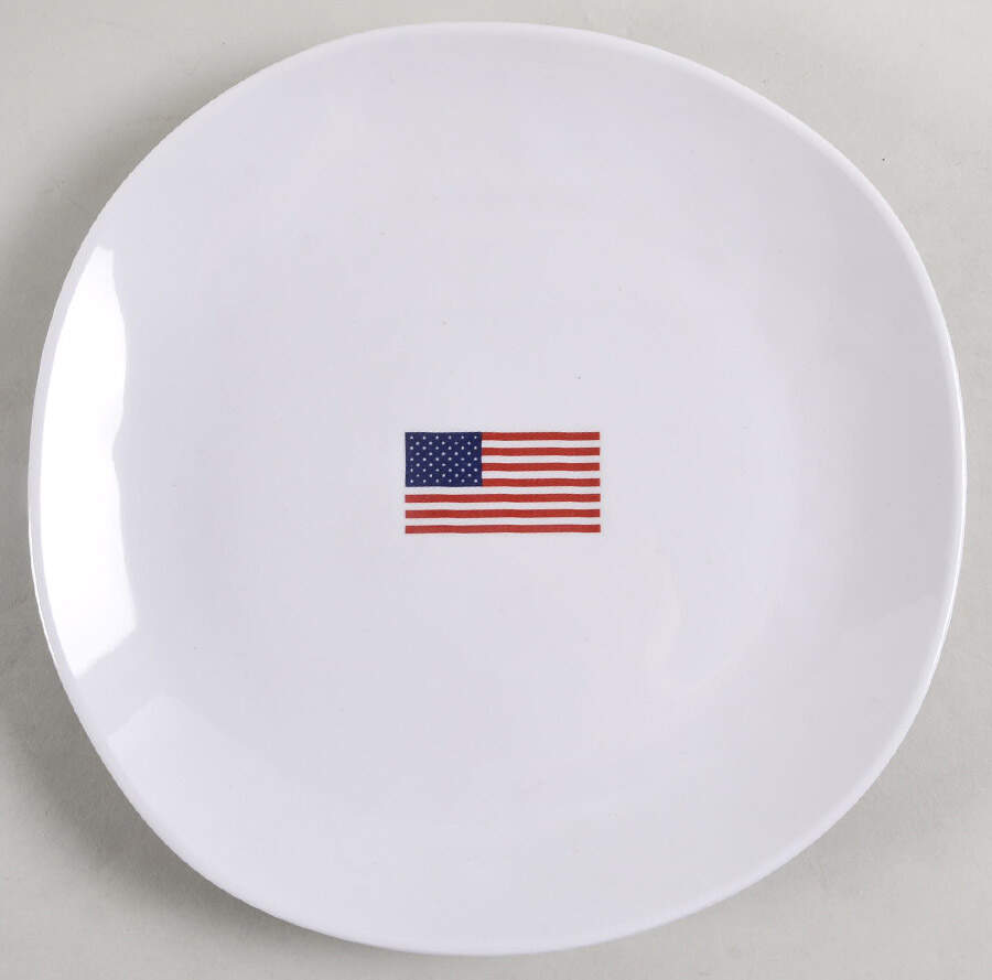 American Flag Melamine Salad Plate by Williams-Sonoma-1