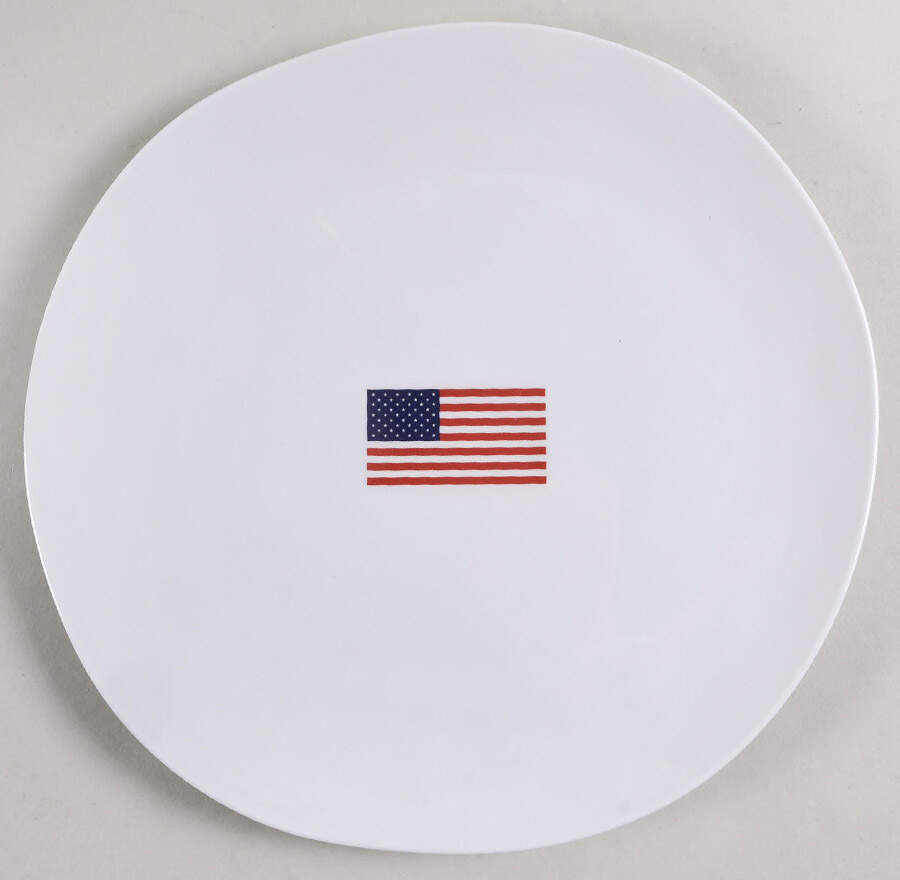 American Flag Melamine Dinner Plate by Williams-Sonoma-1