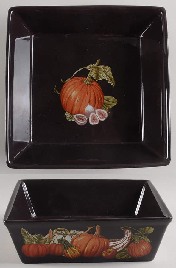 Harvest Pumpkin 8" Square Baker by Williams-Sonoma-1