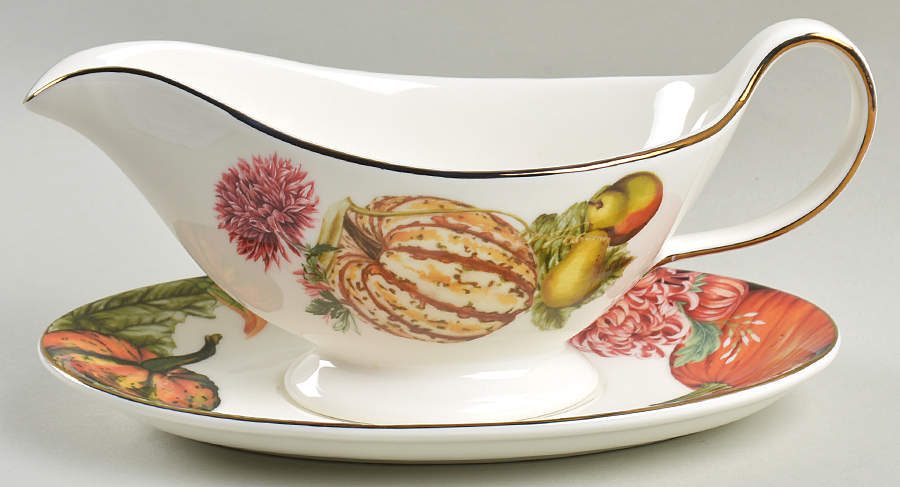Harvest Pumpkin Gravy Boat & Underplate by Williams-Sonoma-1