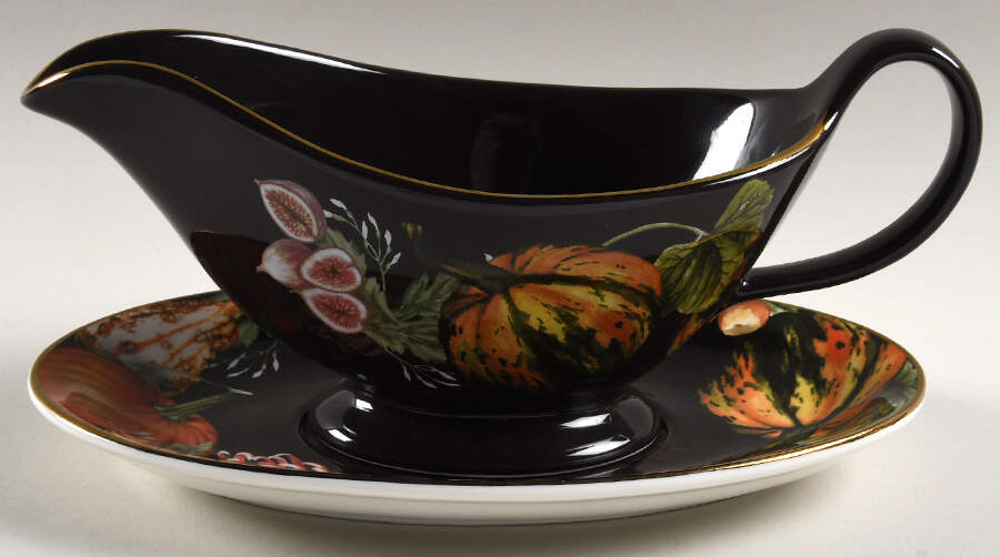 Harvest Pumpkin Gravy Boat & Underplate by Williams-Sonoma-1