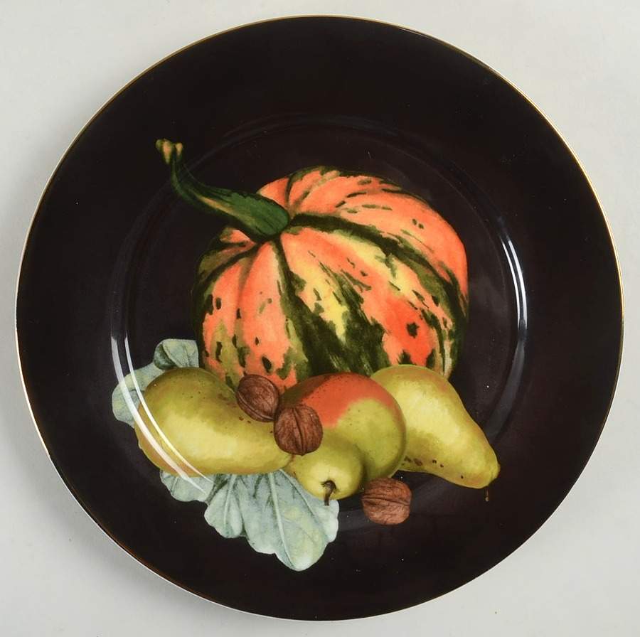 Harvest Pumpkin Salad Plate by Williams-Sonoma-1