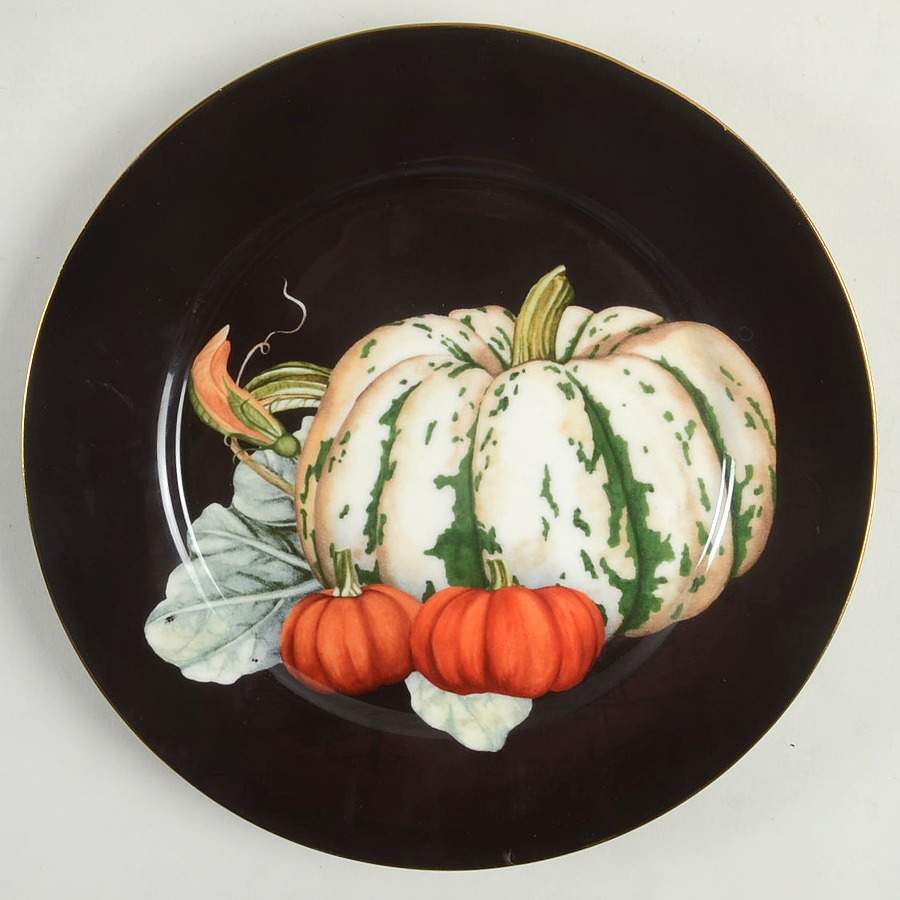 Harvest Pumpkin Salad Plate by Williams-Sonoma-1