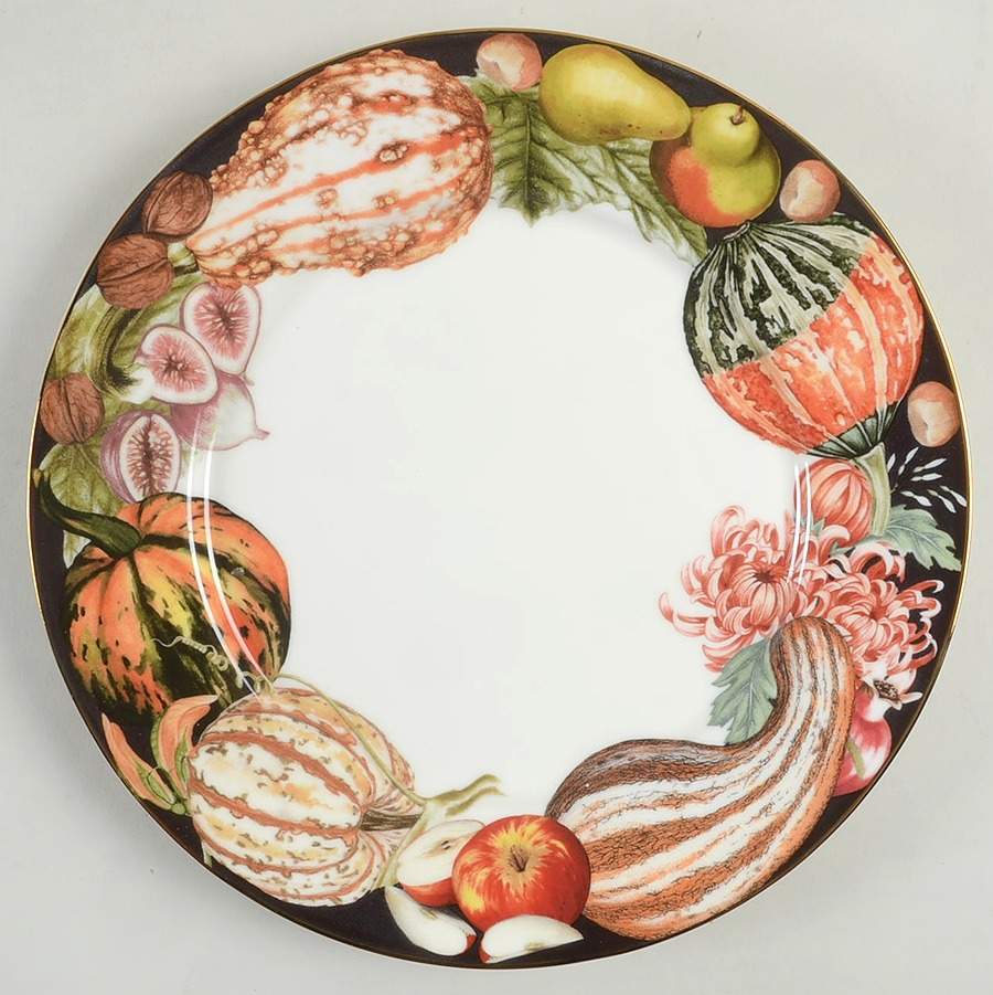 Harvest Pumpkin Accent Dinner Plate by Williams-Sonoma-1