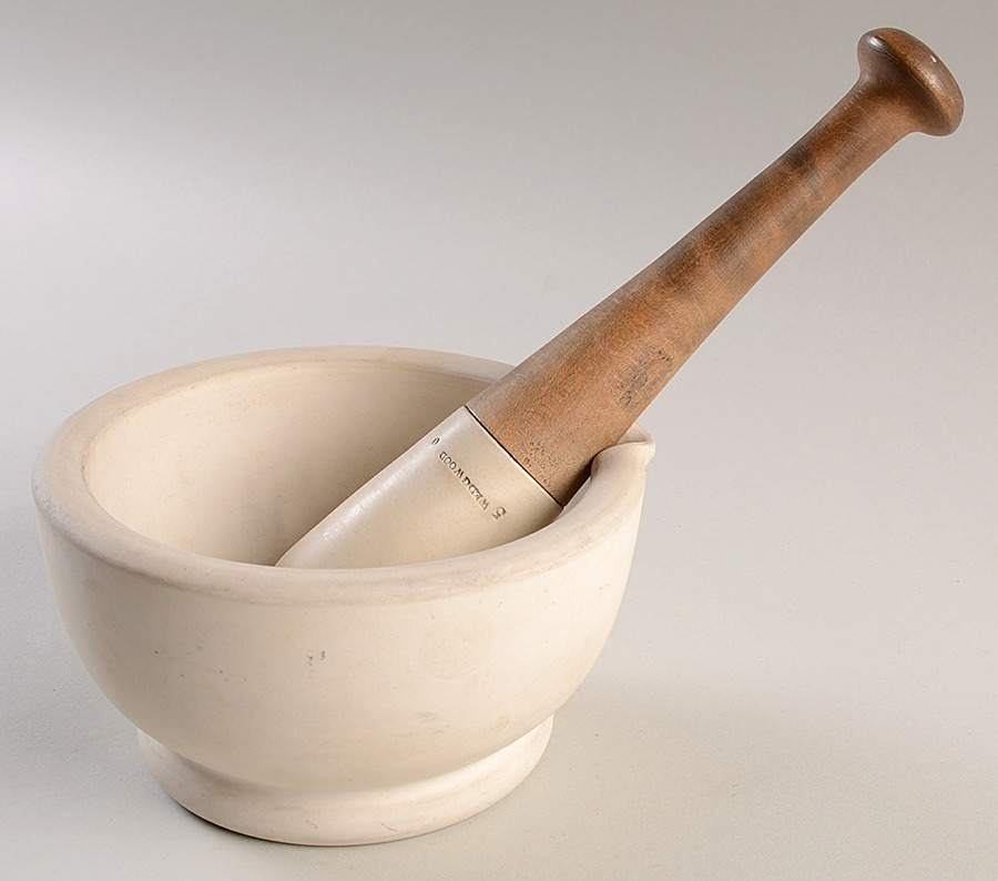 Best Composition Pestle and Mortar by Wedgwood-1