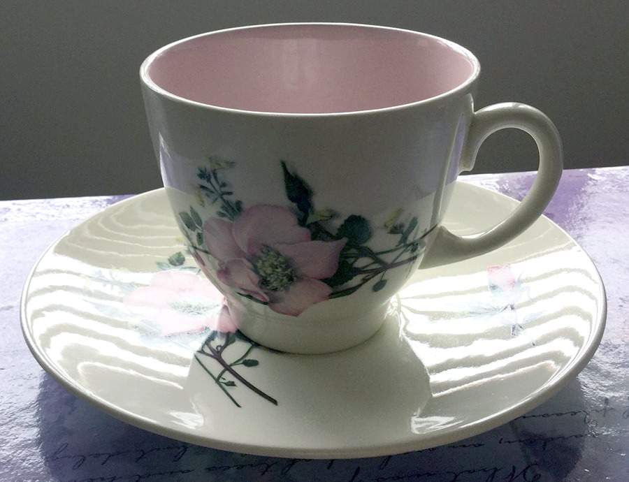 381 Flat Cup & Saucer Set by Wood & Sons-1
