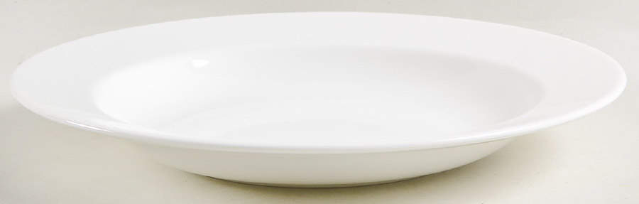 Vera Perfect White Large Rim Soup Bowl by Wedgwood-1