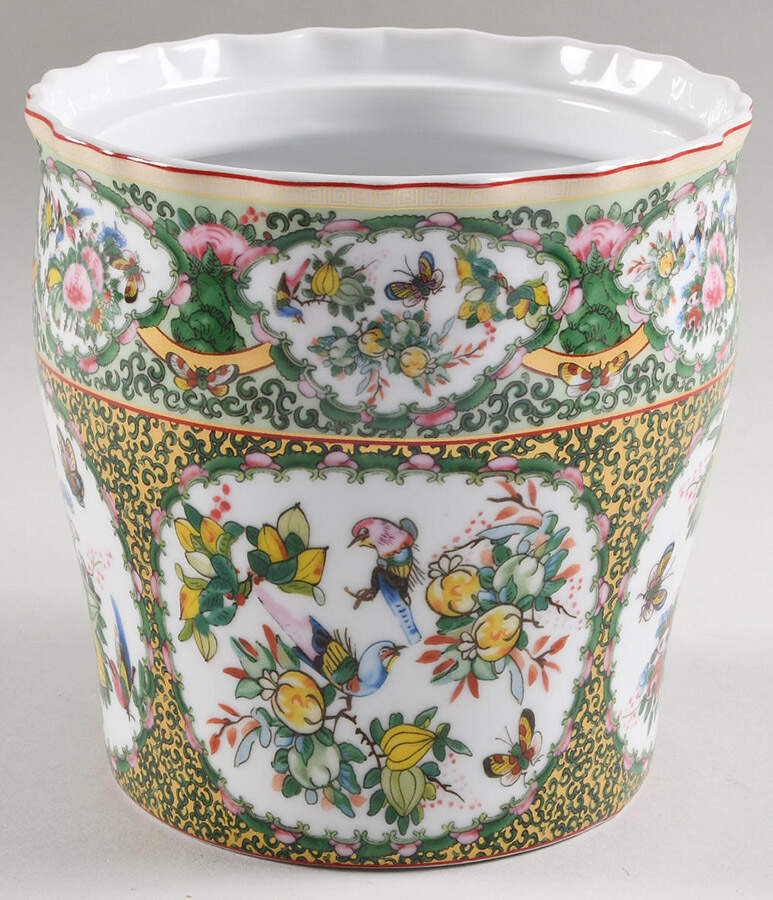 Famille Rose Small Canister No Lid by Williams-Sonoma-1