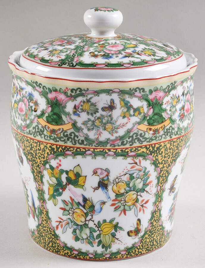Famille Rose Small Canister & Lid by Williams-Sonoma-1