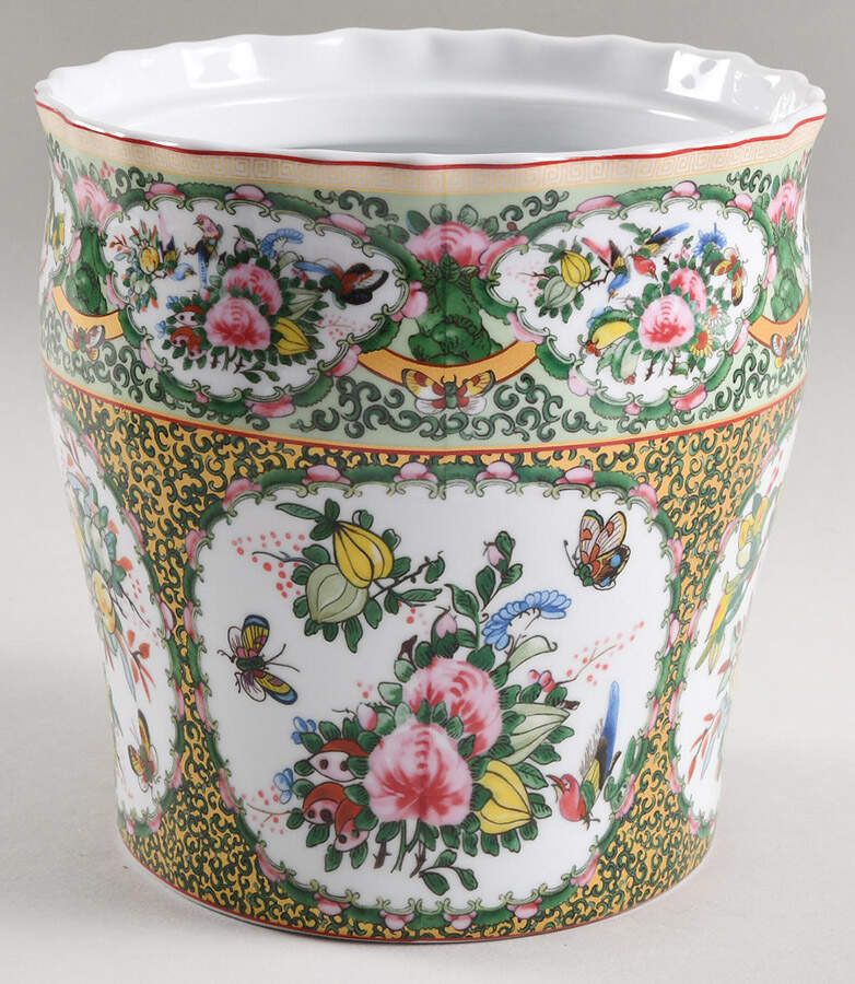 Famille Rose Medium Canister No Lid by Williams-Sonoma-1