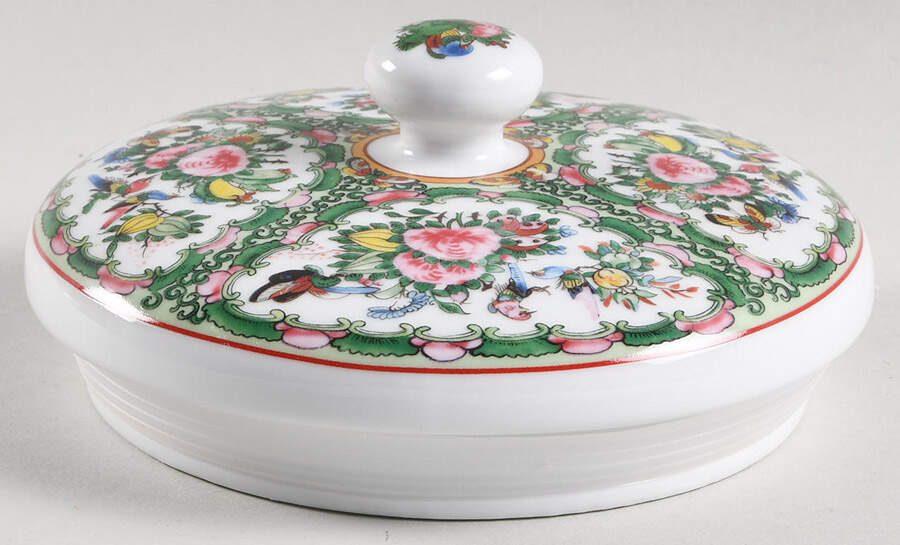 Famille Rose Lid for Medium Canister by Williams-Sonoma-1