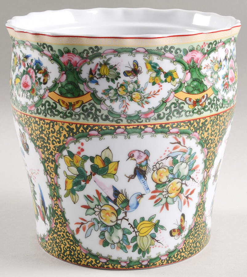 Famille Rose Large Canister No Lid by Williams-Sonoma-1
