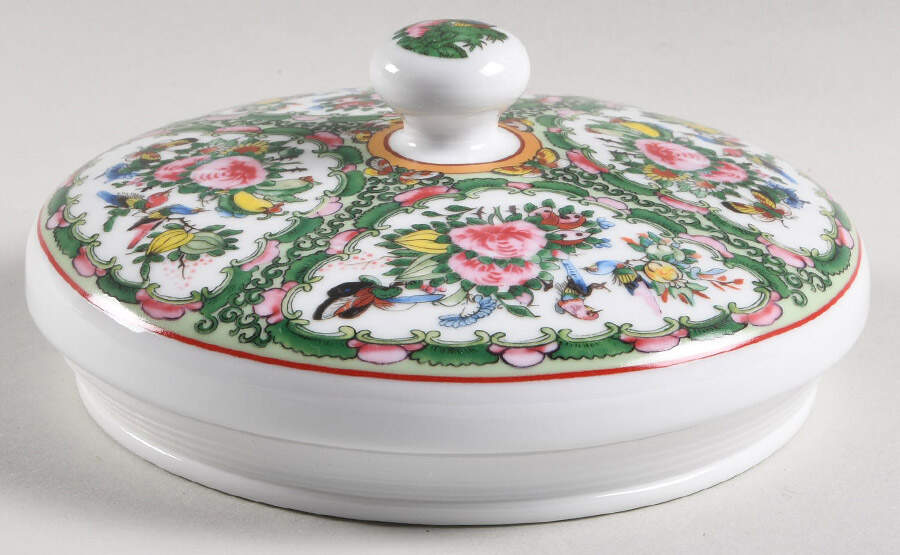 Famille Rose Lid for Large Canister by Williams-Sonoma-1