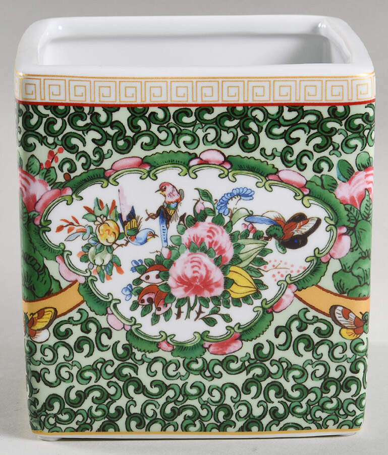Famille Rose Herb Pot by Williams-Sonoma-1