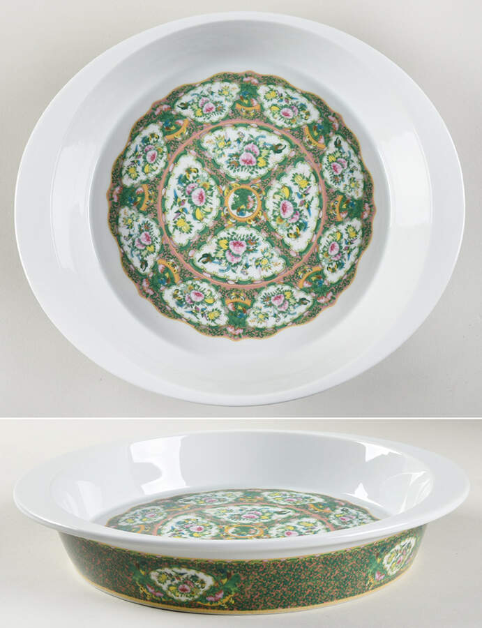 Famille Rose 9" Pie Baking Plate by Williams-Sonoma-1