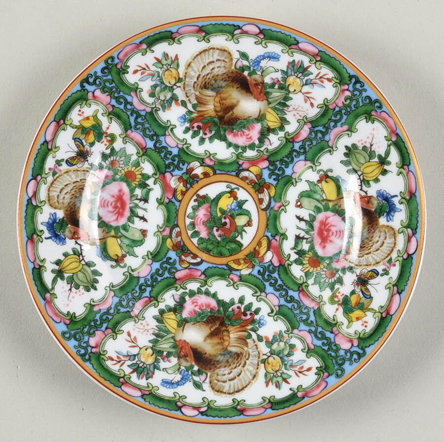 Famille Rose Appetizer Plate by Williams-Sonoma-1