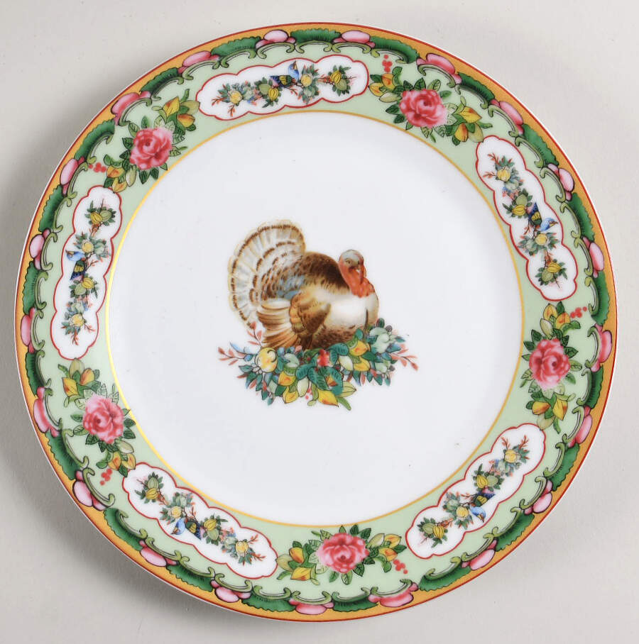 Famille Rose Salad Plate by Williams-Sonoma-1
