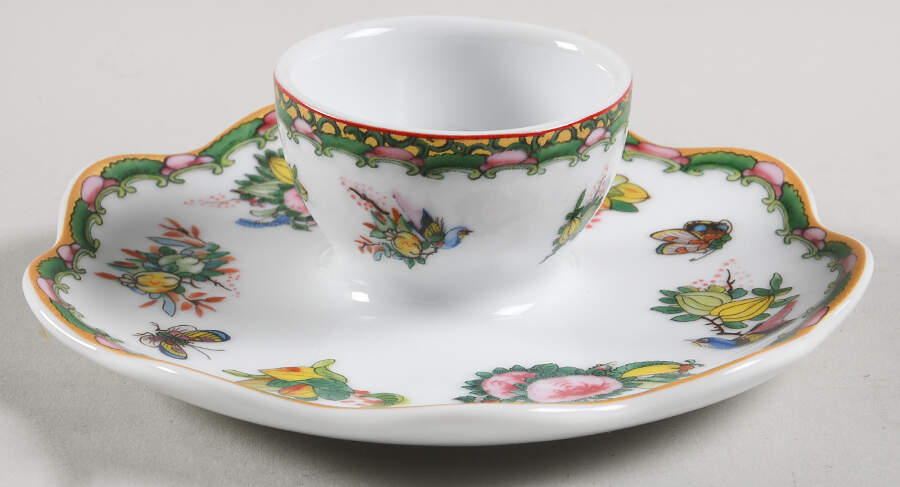 Famille Rose Single Egg Cup by Williams-Sonoma-1