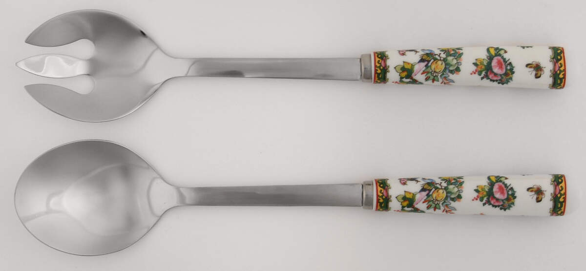 Famille Rose Serving Set (Sesm1 & Sefm1) by Williams-Sonoma-1