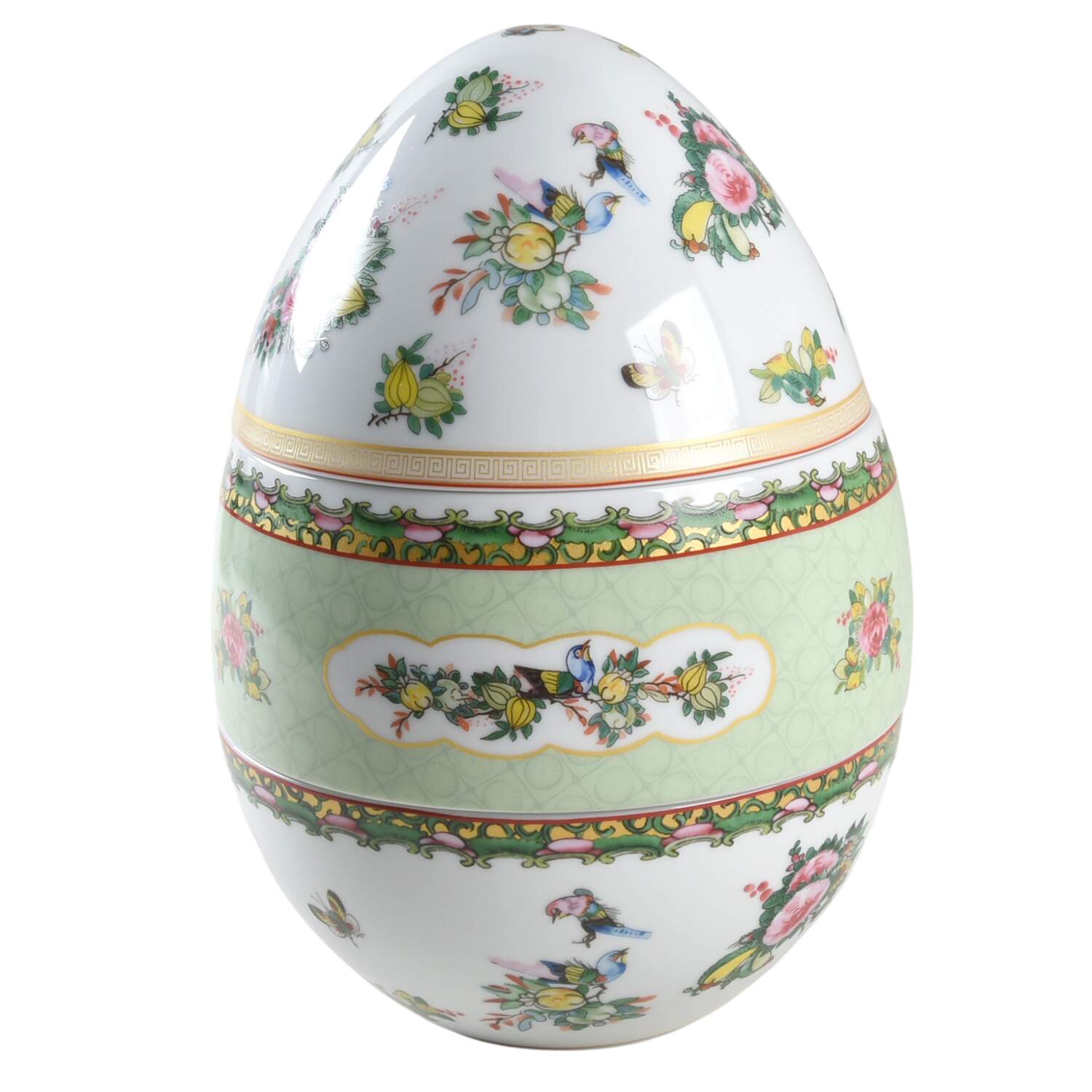 Famille Rose 3 Piece Egg Stacking Set by Williams-Sonoma-1