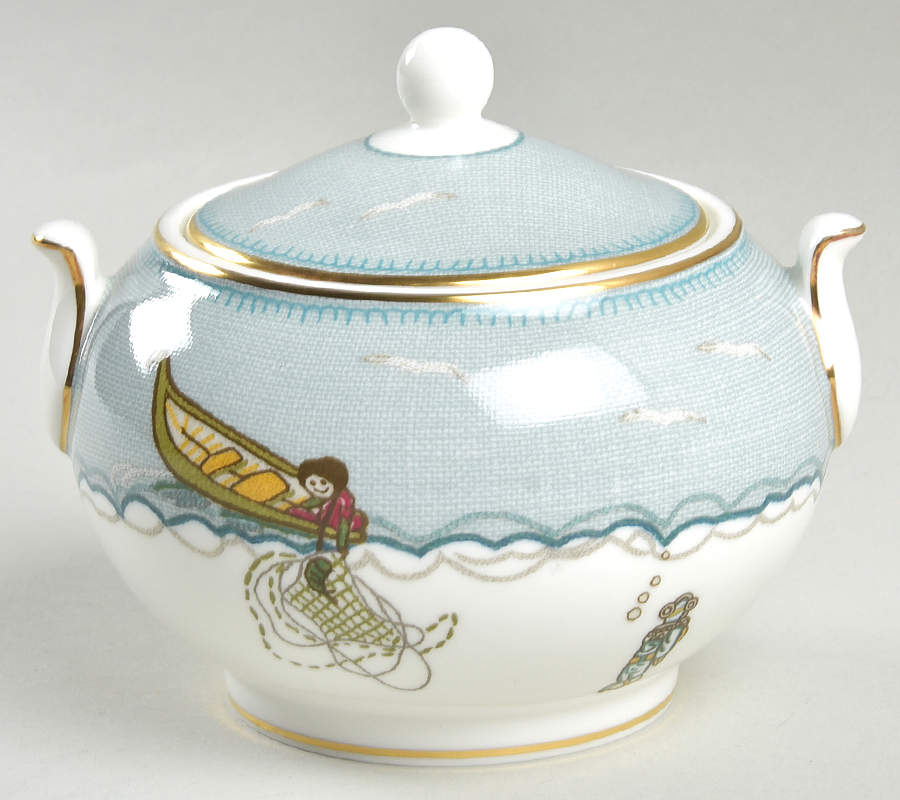 Sailor's Farewell Sugar Bowl & Lid by Wedgwood-1