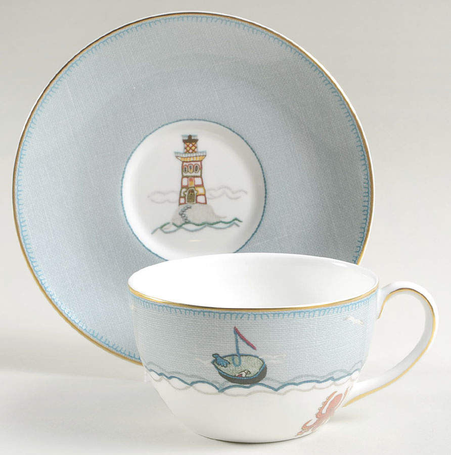 Sailor's Farewell Breakfast Cup & Saucer Set by Wedgwood-1