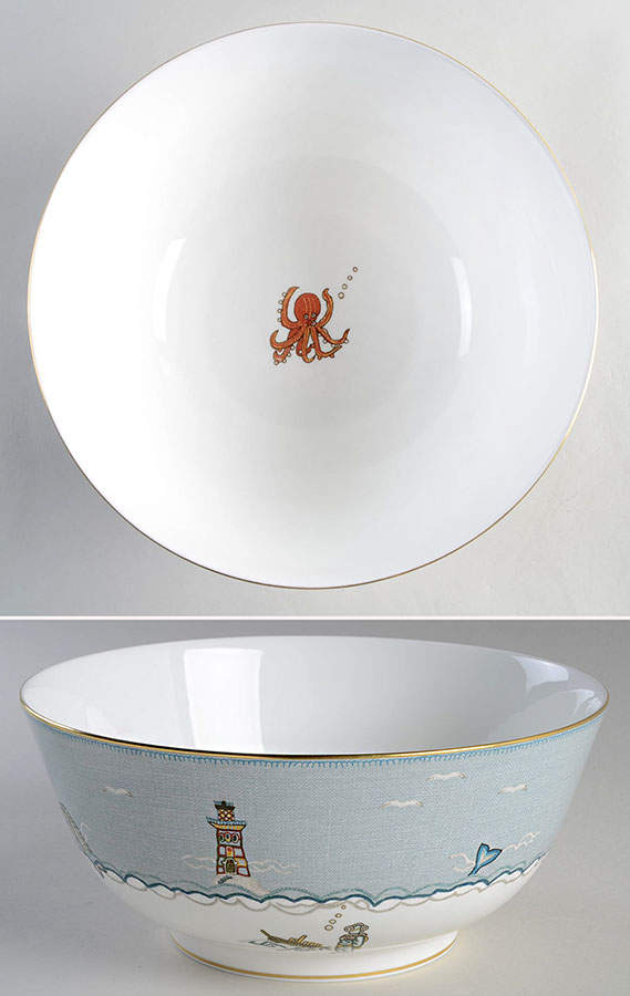 Sailor's Farewell 9" Round Serving Bowl by Wedgwood-1