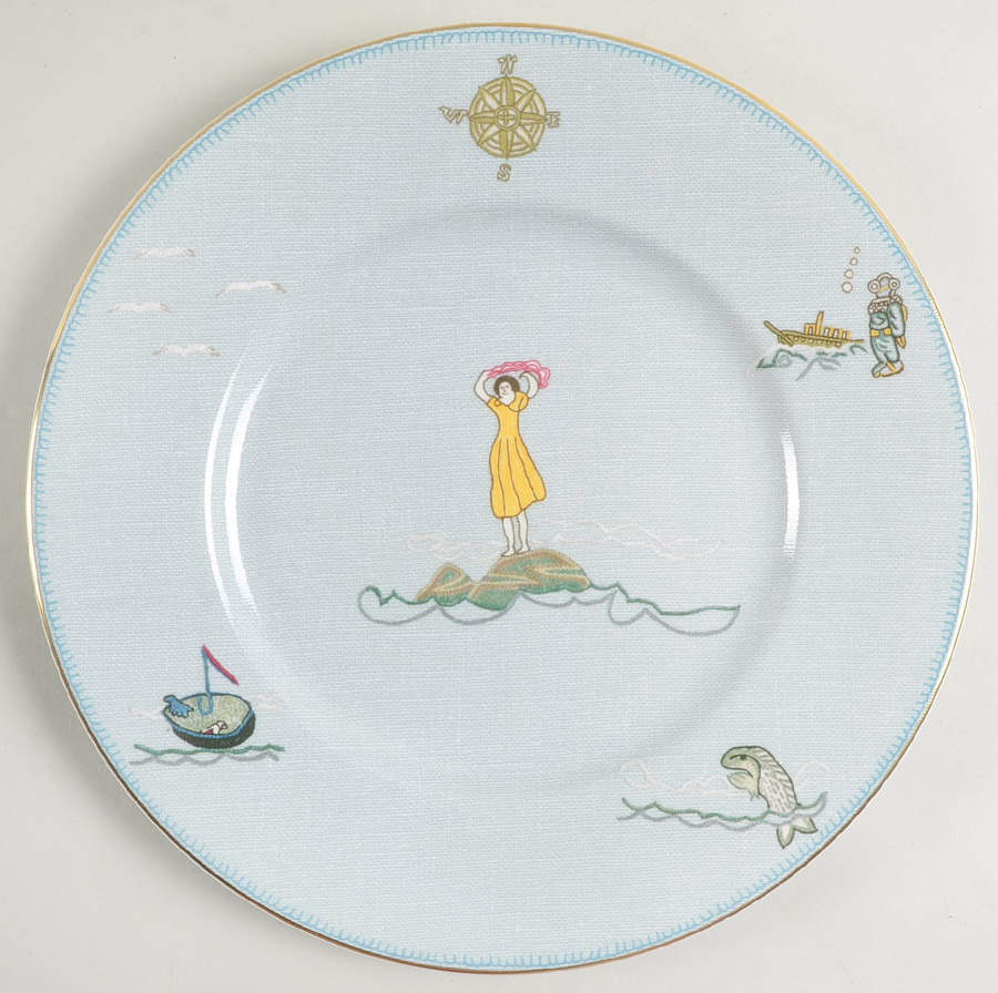 Sailor's Farewell Accent Luncheon Plate by Wedgwood-1