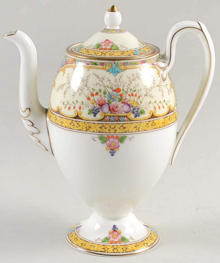 St Austell Mini Coffee Pot & Lid by Wedgwood-1