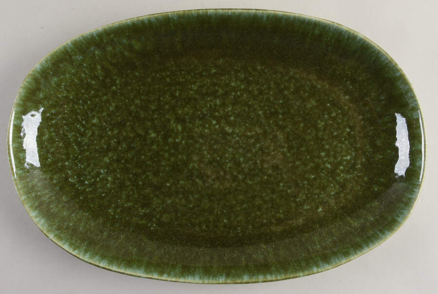 Cyprus Green 17" Oval Serving Platter by Williams-Sonoma-1