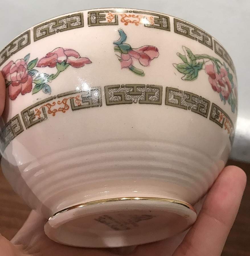 Indian Tree "Blush Rose" Pink Open Sugar Bowl by Wedgwood-1