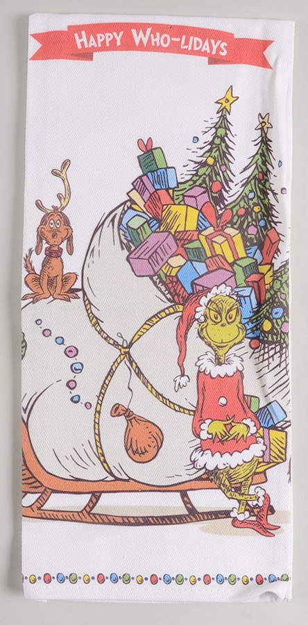 The Grinch Cloth Kitchen Towel by Williams-Sonoma-1