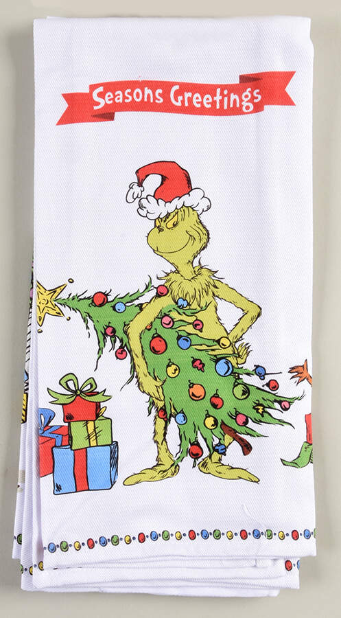 The Grinch Cloth Kitchen Towel (Set of Motifs 1 & 2) by Williams-Sonoma-1