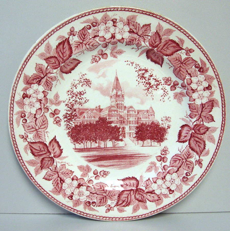 Friends University Red Dinner Plate by Wedgwood-1