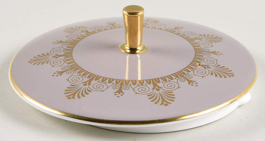 Anthemion Grey Lid for Teapot by Wedgwood-1
