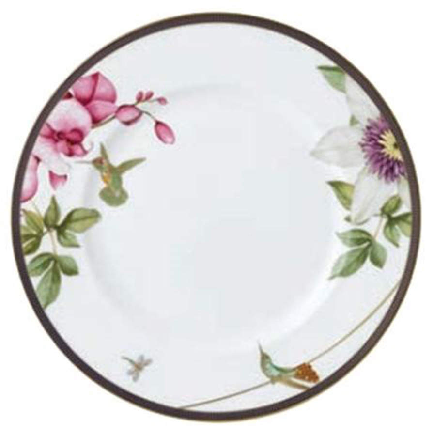 Hummingbird White Dinner Plate by Wedgwood-1