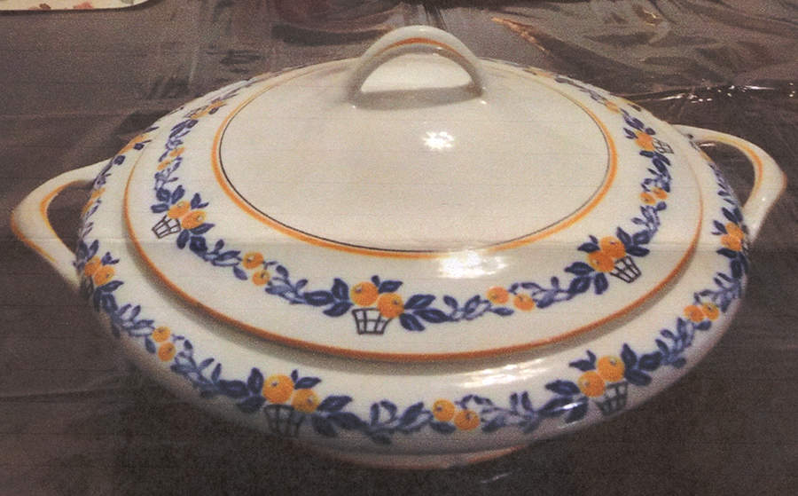 California Round Covered Vegetable by F Winkle-1