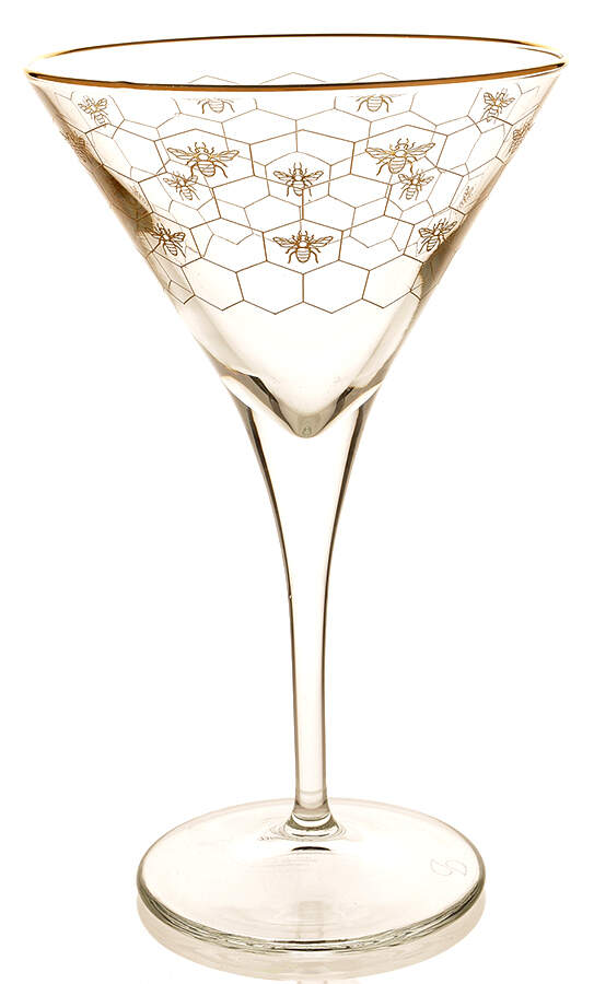 Honeycomb Glassware Martini by Williams-Sonoma-1