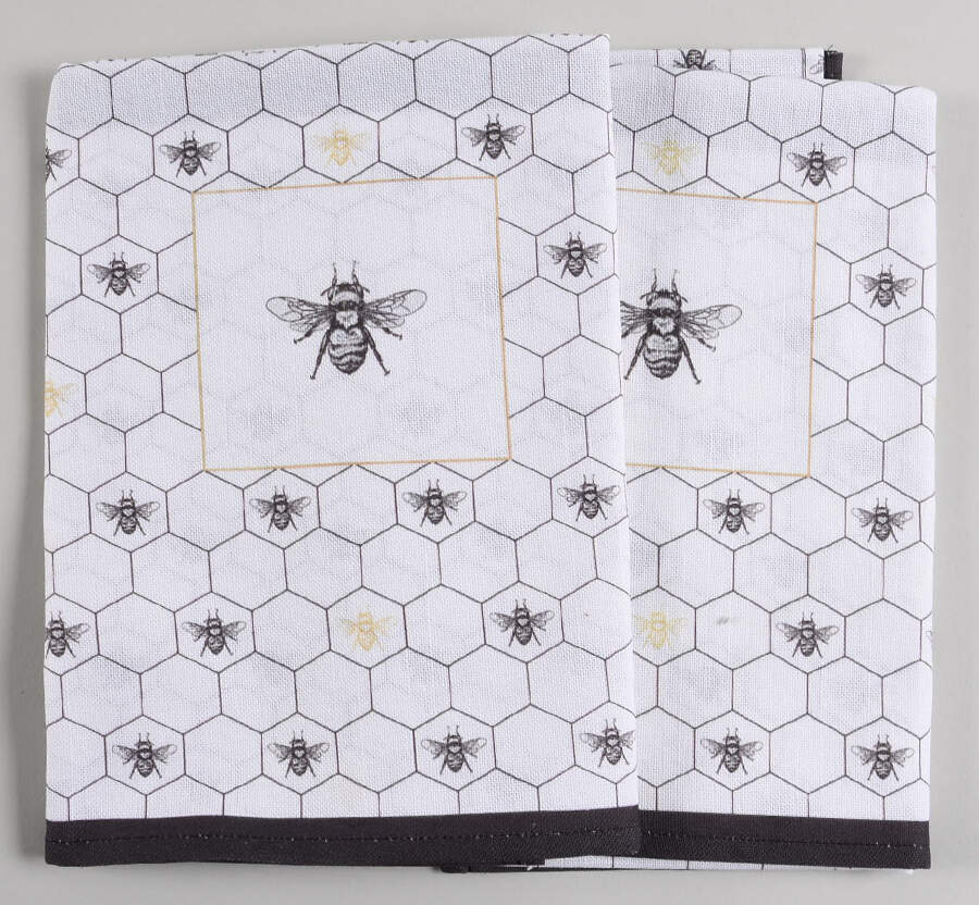 Honeycomb (Set of 2) Cloth Kitchen Towels by Williams-Sonoma-1