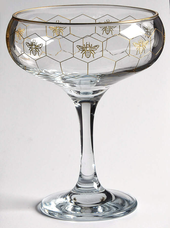 Honeycomb Glassware Sherbet by Williams-Sonoma-1