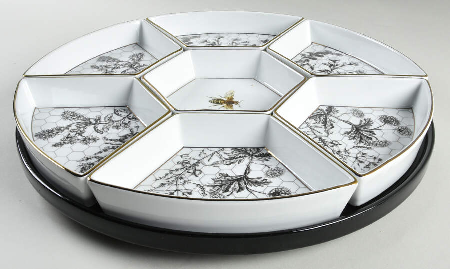 Honeycomb 8-Piece Lazy Susan with Stand by Williams-Sonoma-1