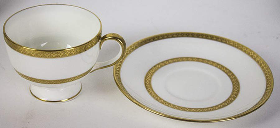N4318 Footed Cup & Saucer Set by Wedgwood-1