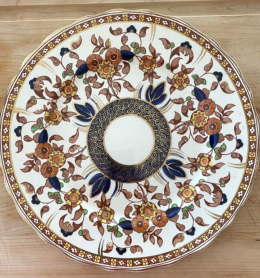 Indiana Brown Multicolored Dinner Plate by Wedgwood-1