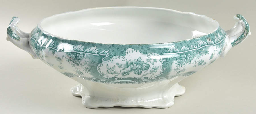 Phoebe Green Tureen No Lid by Wedgwood-1