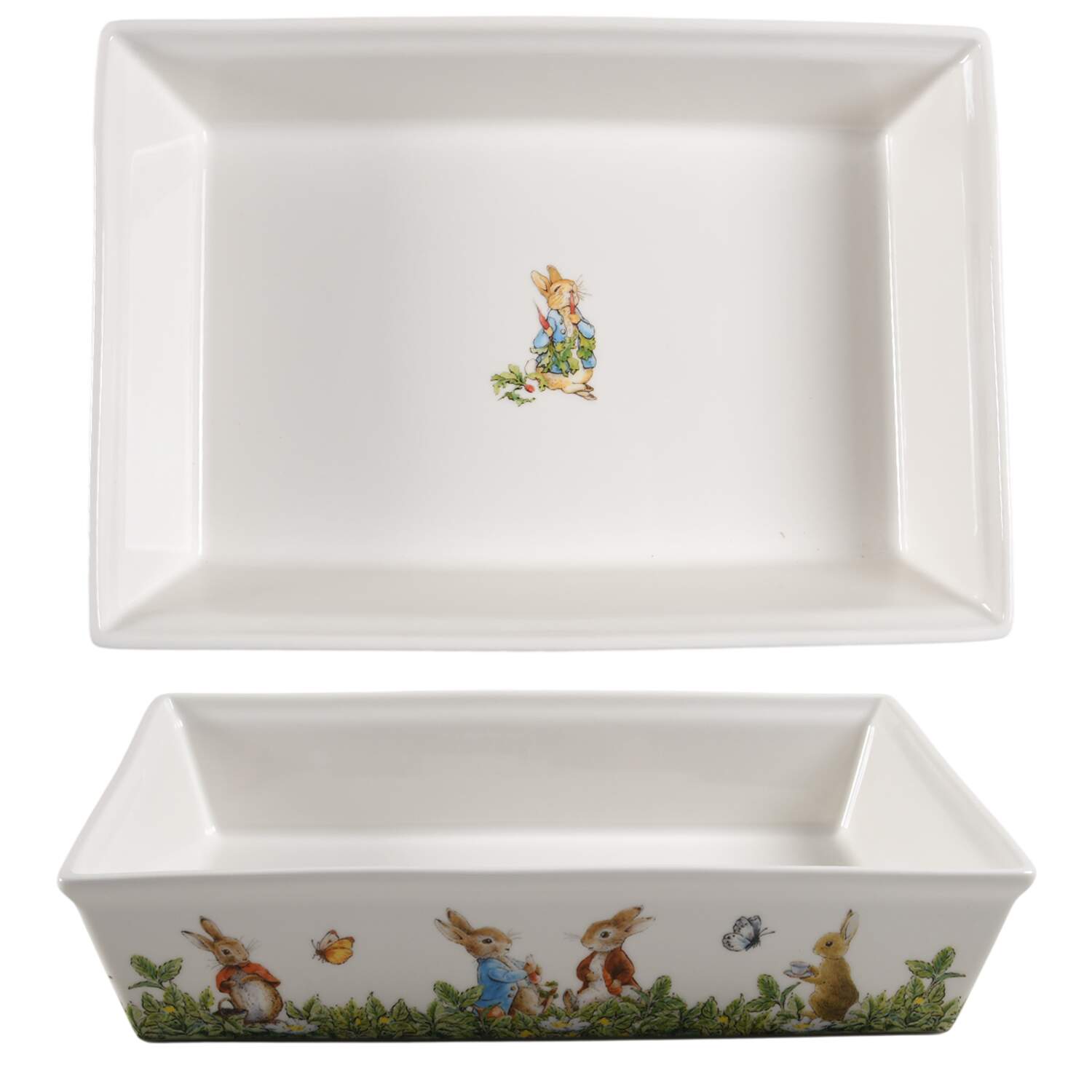 Peter Rabbit 13"  Rectangular Baker by Williams-Sonoma-1