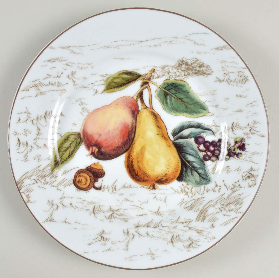 Plymouth Cornucopia Salad Plate by Williams-Sonoma-1
