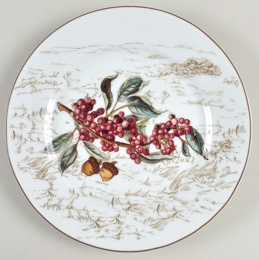 Plymouth Cornucopia Salad Plate by Williams-Sonoma-1
